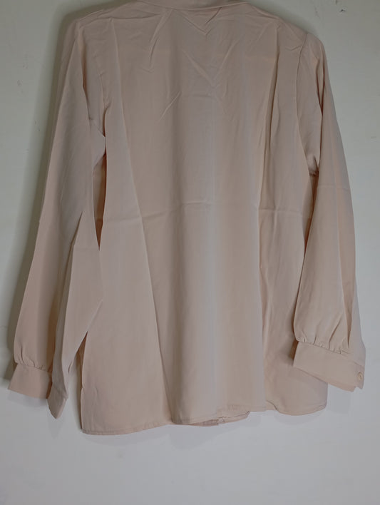 BASIC PLAIN SHIRT BIEGE