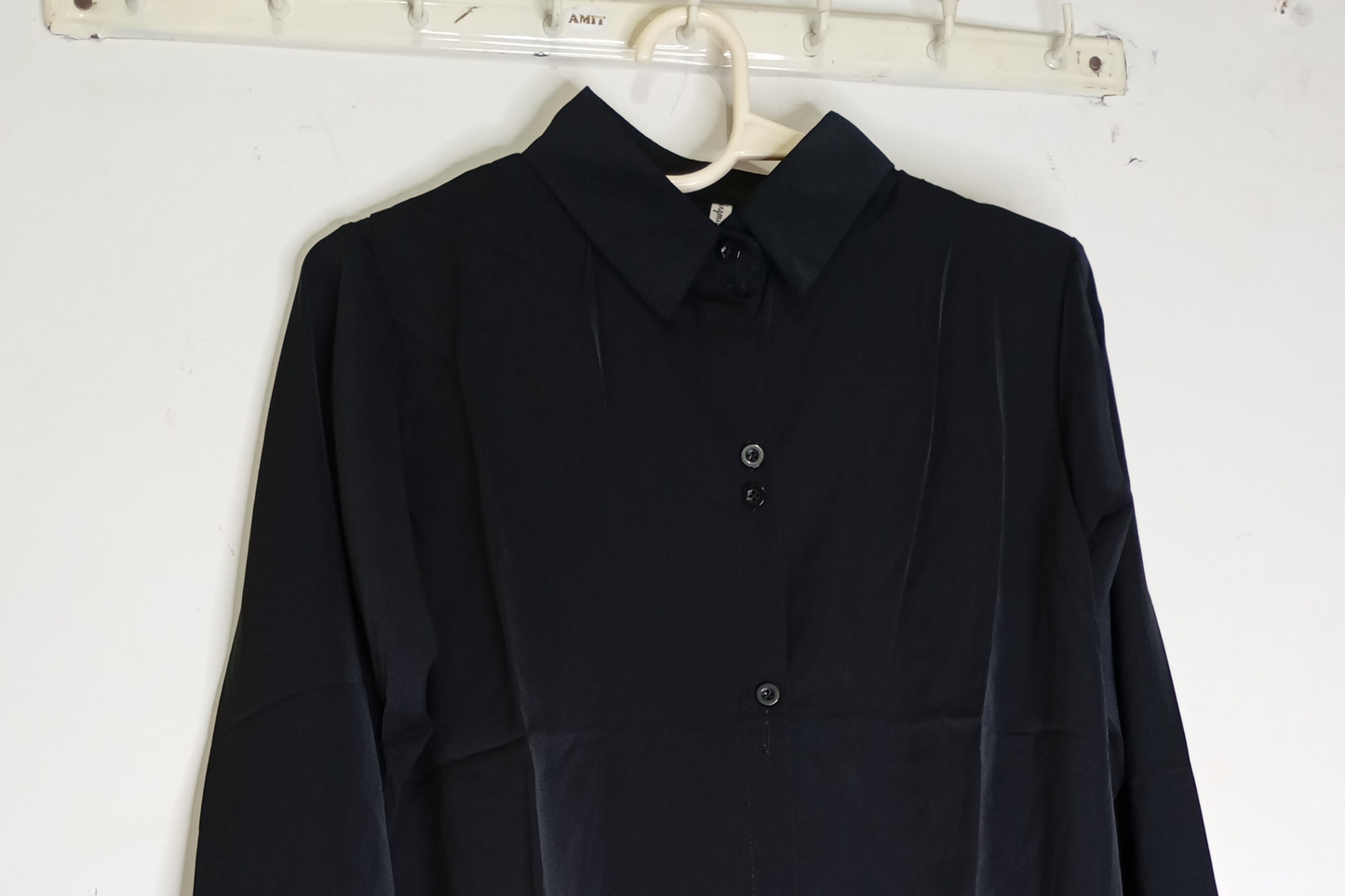 BASIC PLAIN SHIRT BLACK