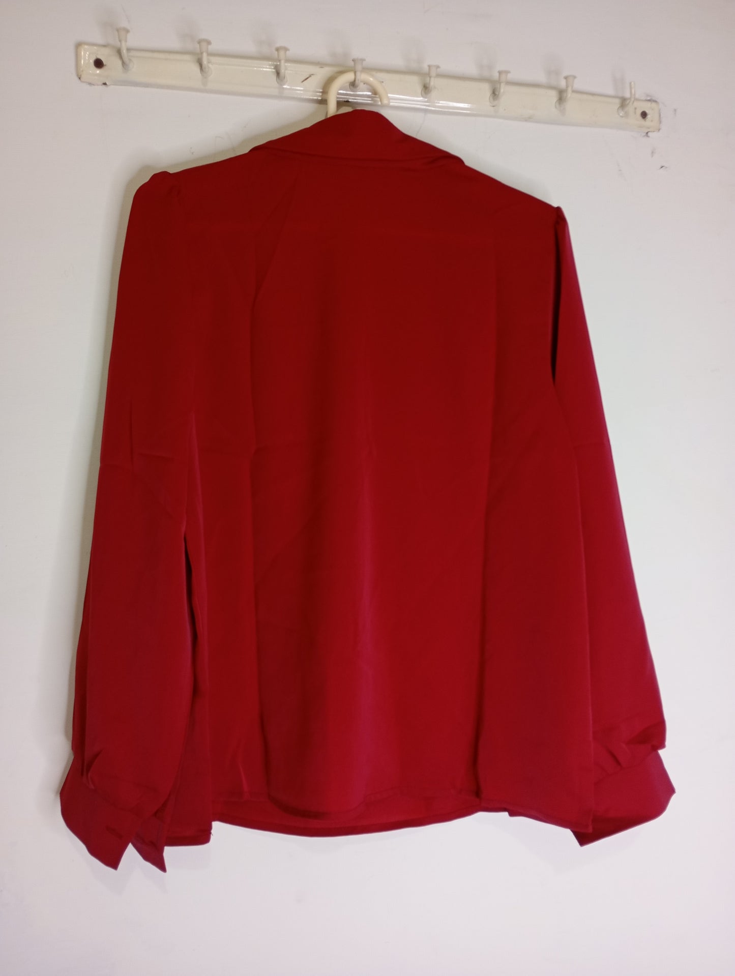 Red blouse with Decorative Tie