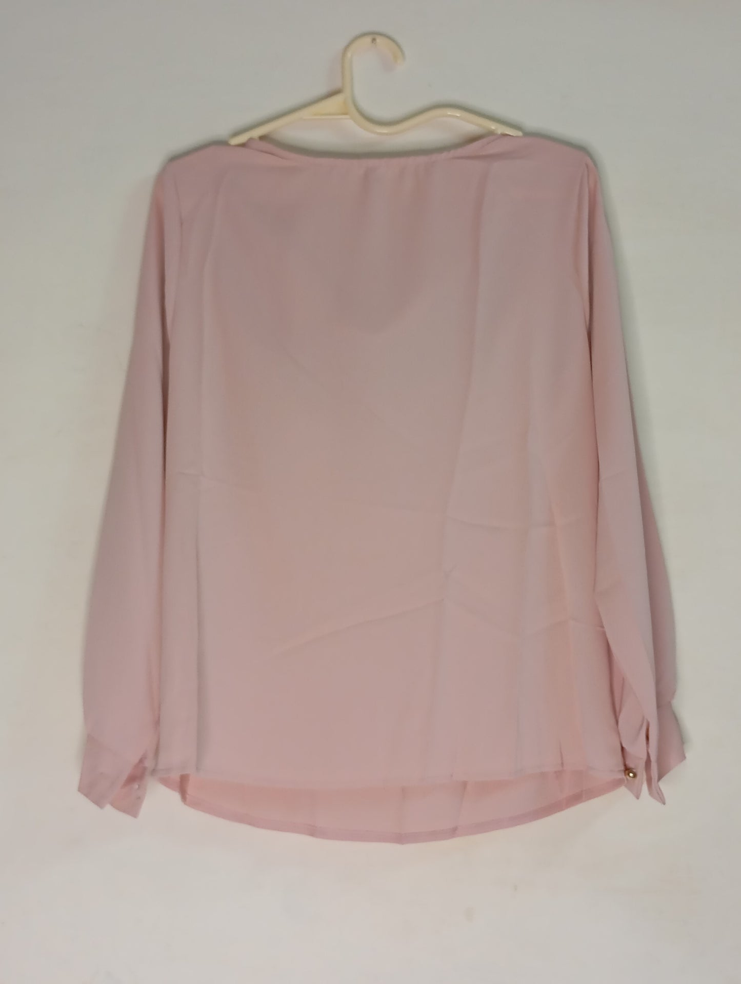 Cowl neck top with emblishment(pink)