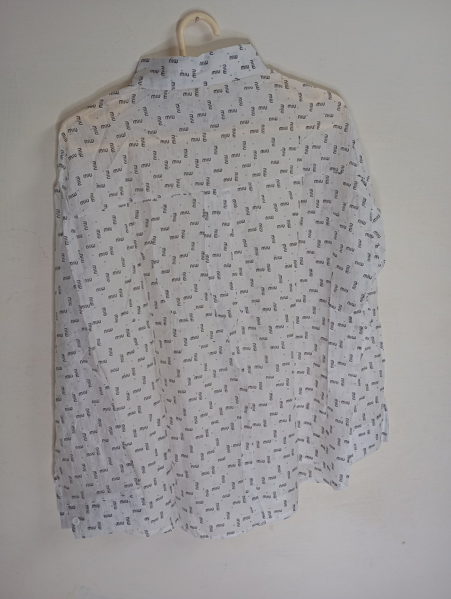 white LOGO PRINTED shirt