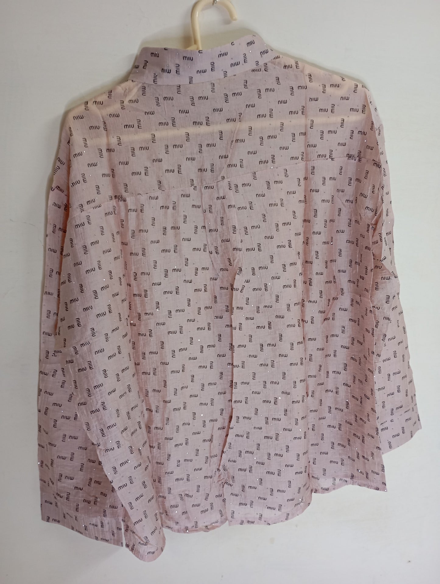 PINK LOGO PRINTED SHIRT