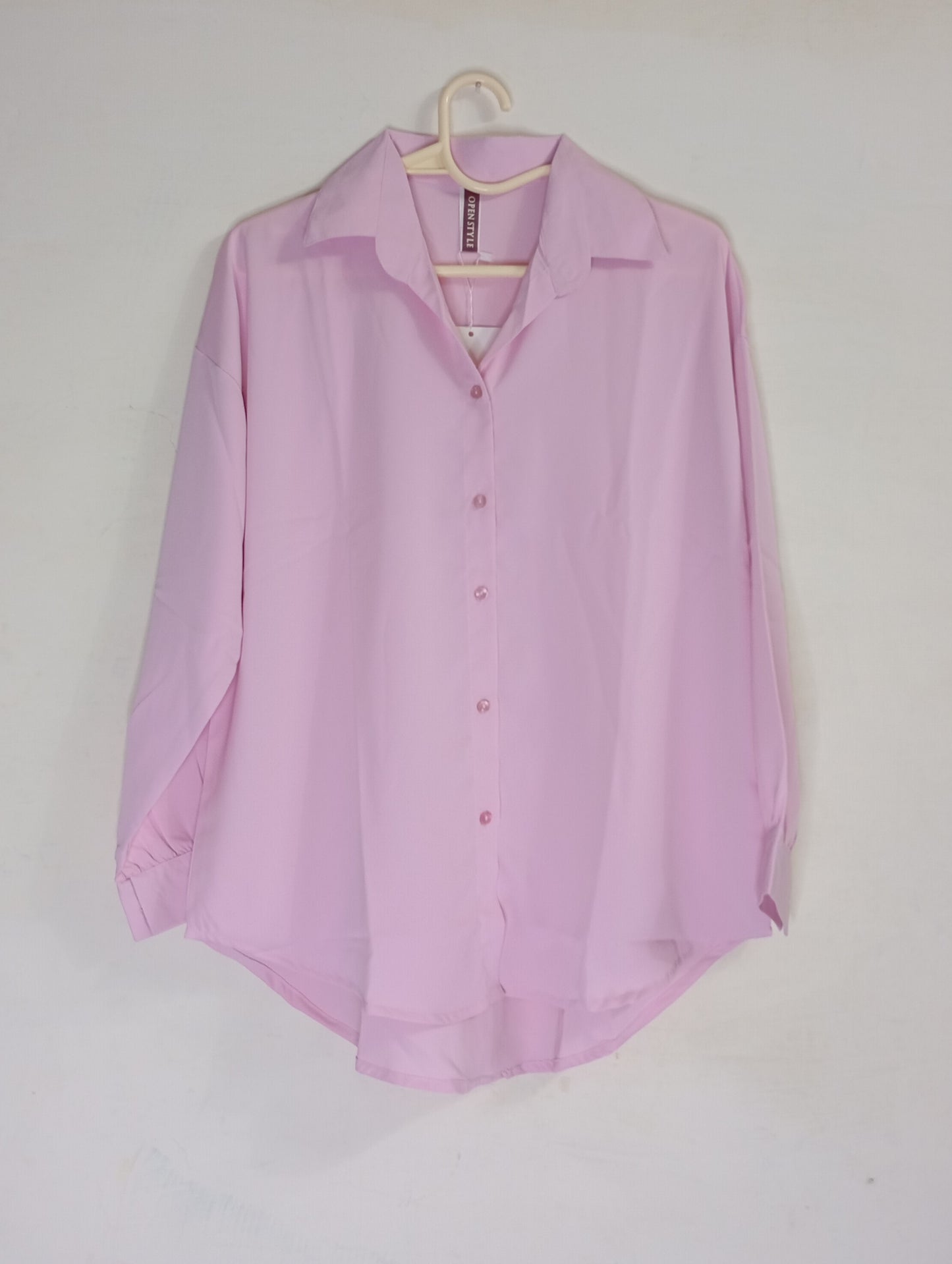 Pink Button-Down SHIRT