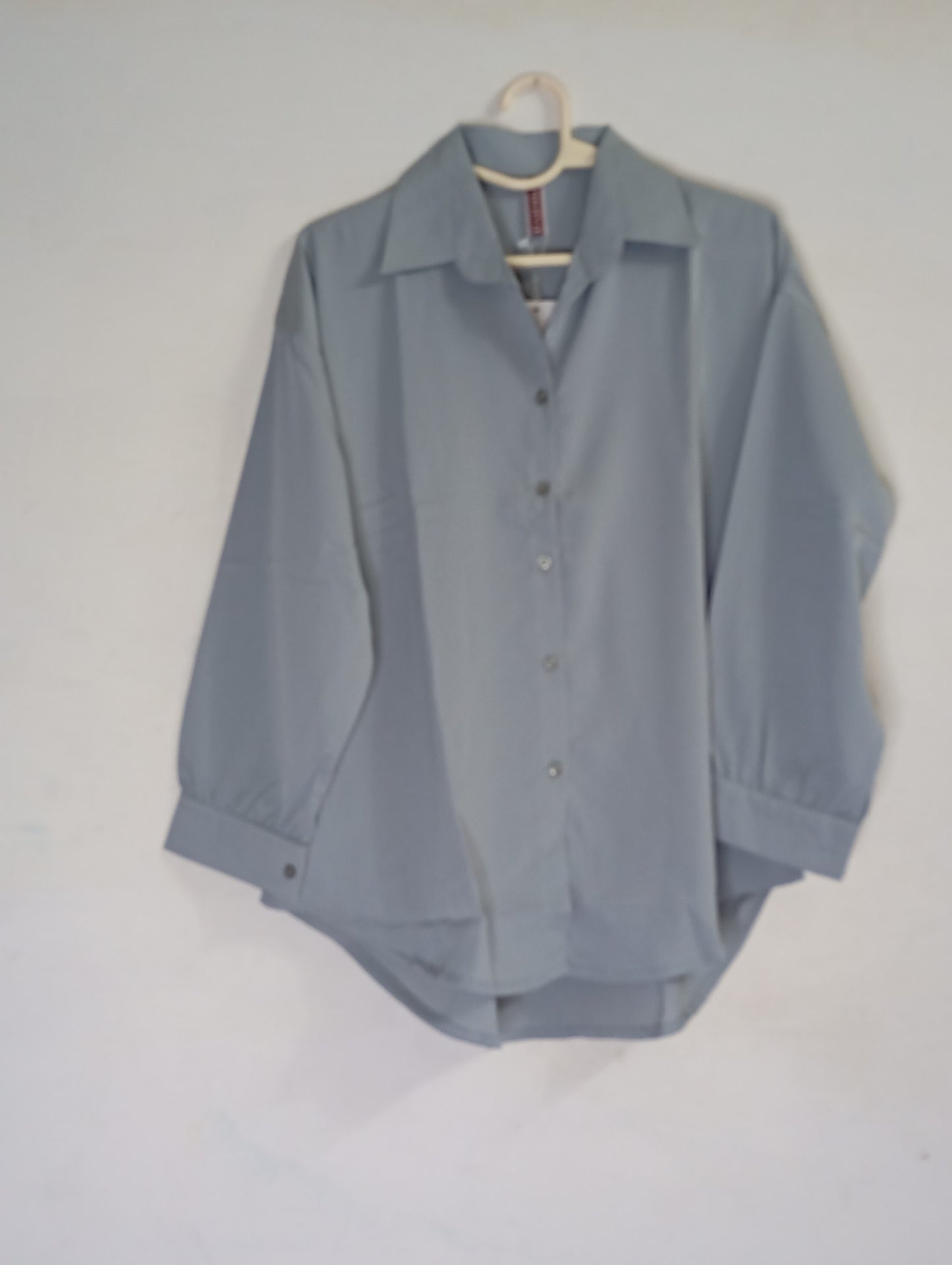 Grey Button-Down Shirt