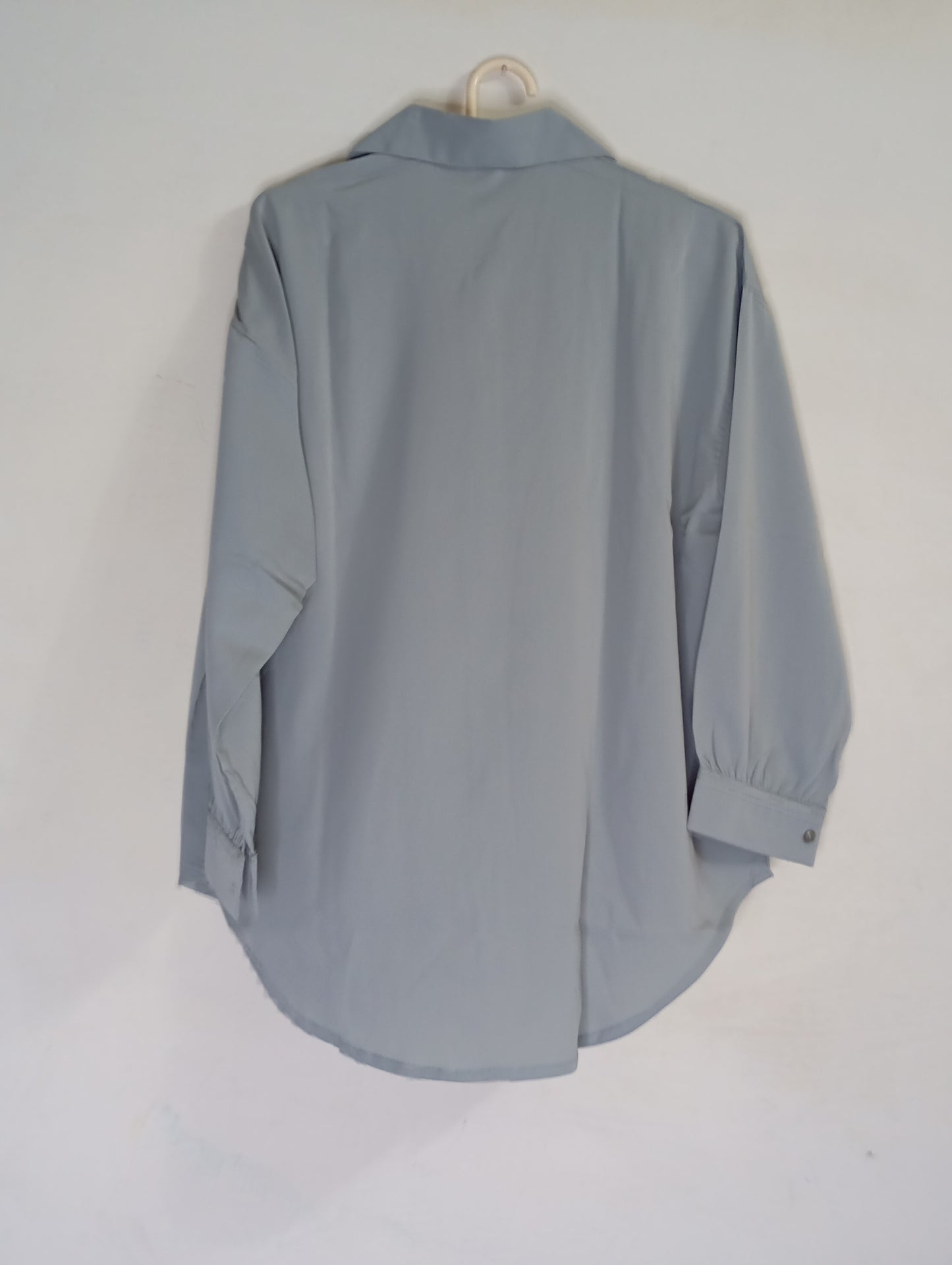 Grey Button-Down Shirt