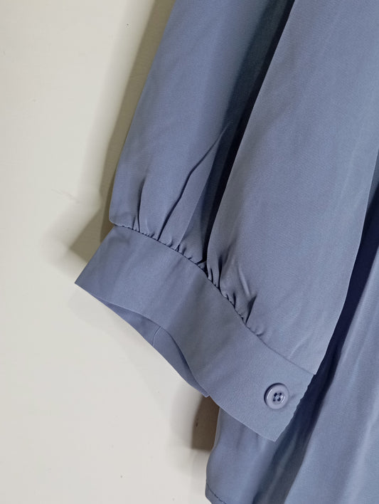 BASIC PLAIN SHIRT  BLUE