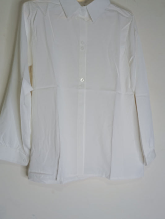 BASIC PLAIN SHIRT WHITE