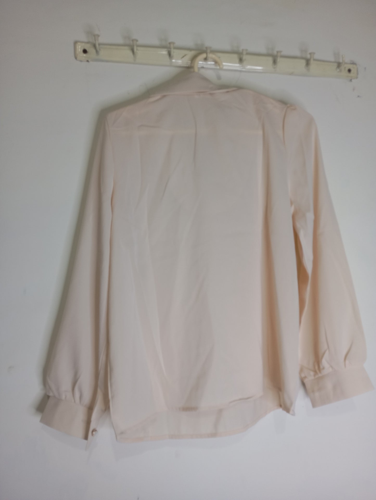 beige top  with Decorative Tie