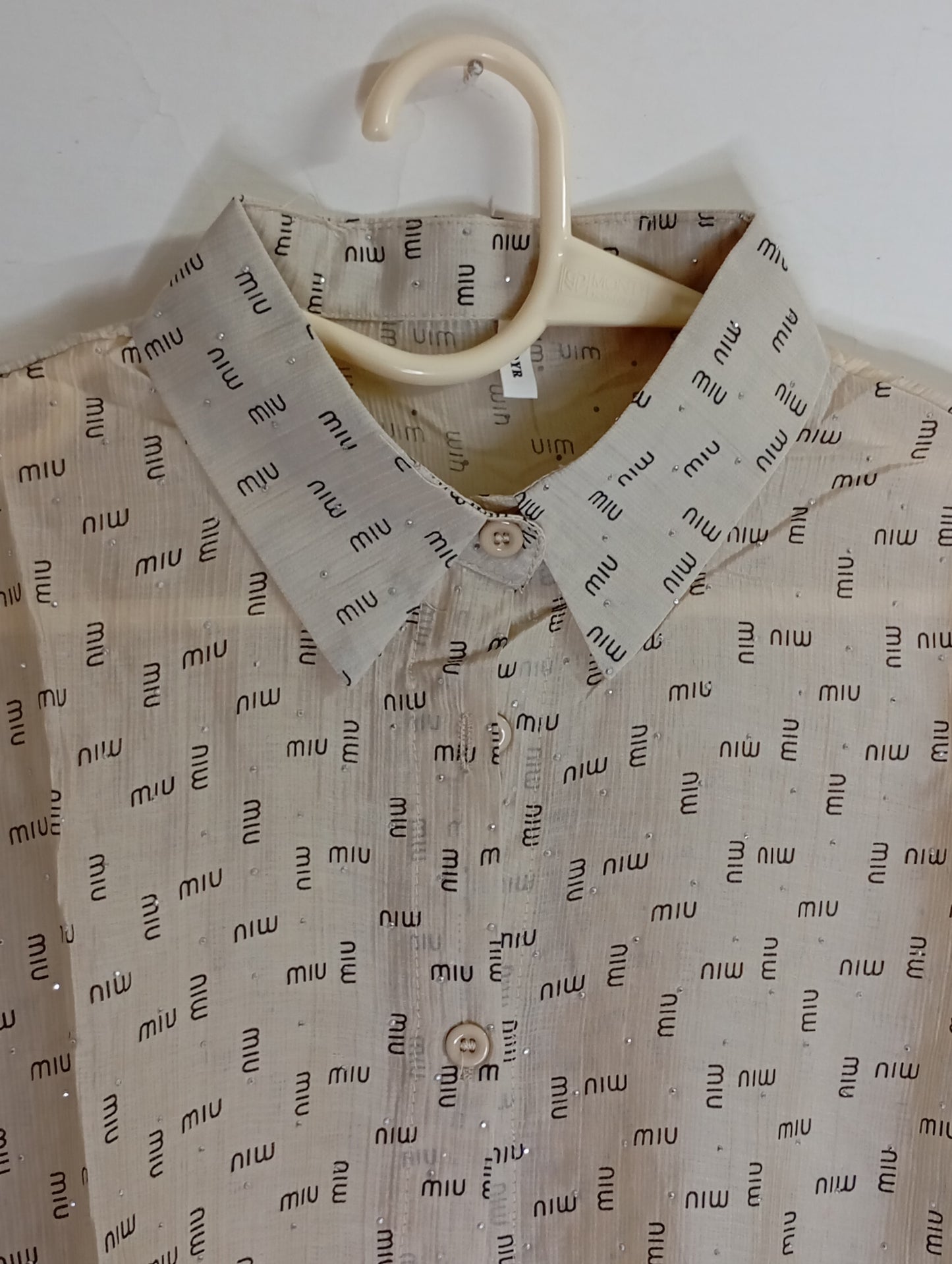 GOLDEN LOGO PRINTED SHIRT