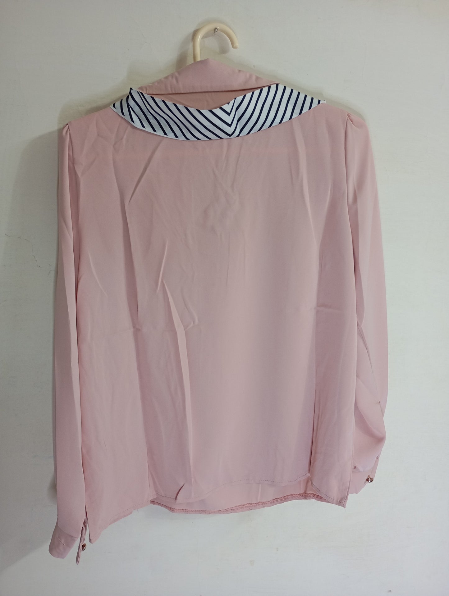 RIBBON PINK TOP WITH PEARL